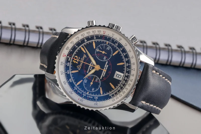 Breitling Montbrillant chronograph steel manual winding men's watch A48330 [2503627]