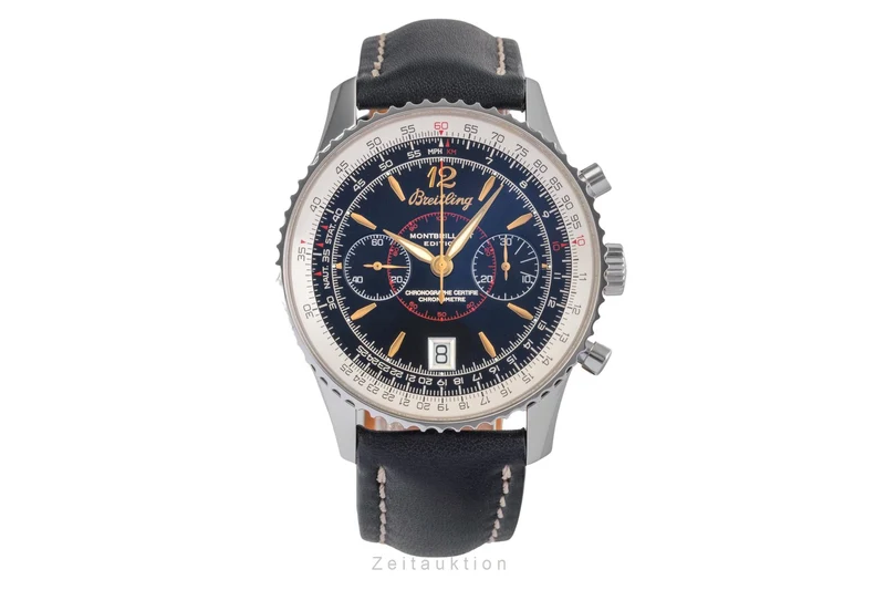 Breitling Montbrillant chronograph steel manual winding men's watch A48330 [2503627]
