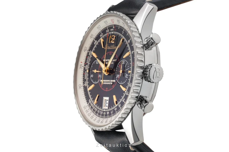 Breitling Montbrillant chronograph steel manual winding men's watch A48330 [2503627]