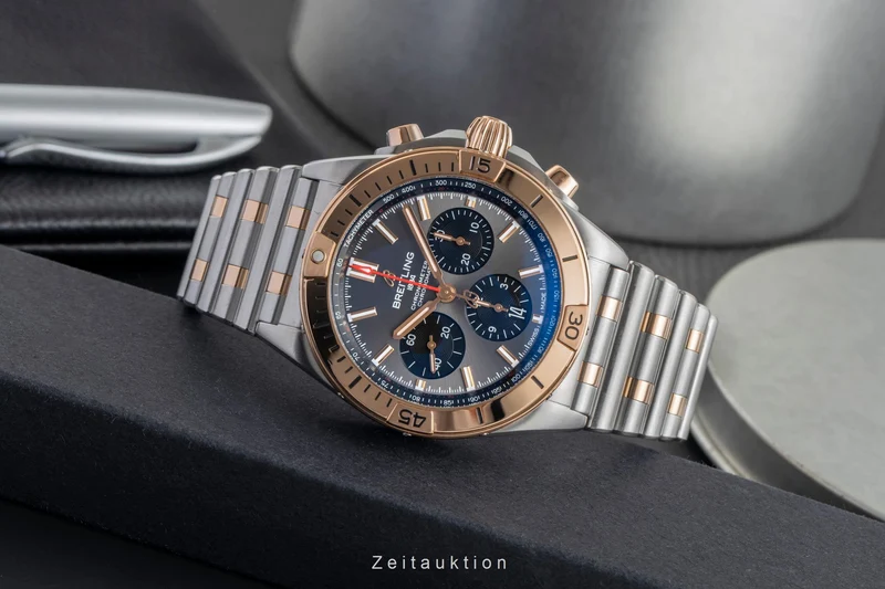 Breitling Chronomat chronograph steel / gold automatic men's watch UB0134101B1U1 LP: 13400EUR [2503674]