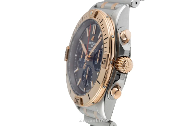 Breitling Chronomat chronograph steel / gold automatic men's watch UB0134101B1U1 LP: 13400EUR [2503674]