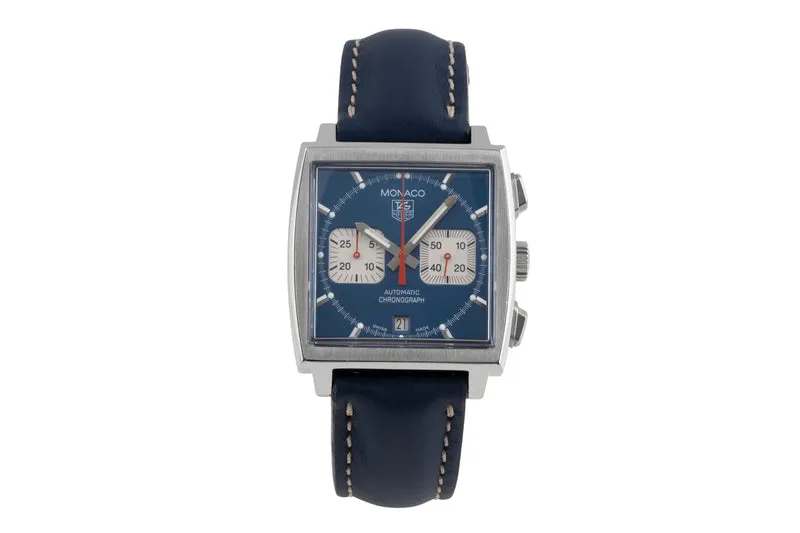 Tag Heuer Monaco chronograph steel automatic men's watch CW2113 LP: 8100EUR [2503318]