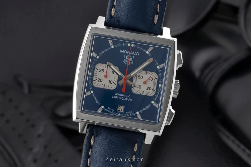 Tag Heuer Monaco chronograph steel automatic men's watch CW2113 LP: 8100EUR [2503318]