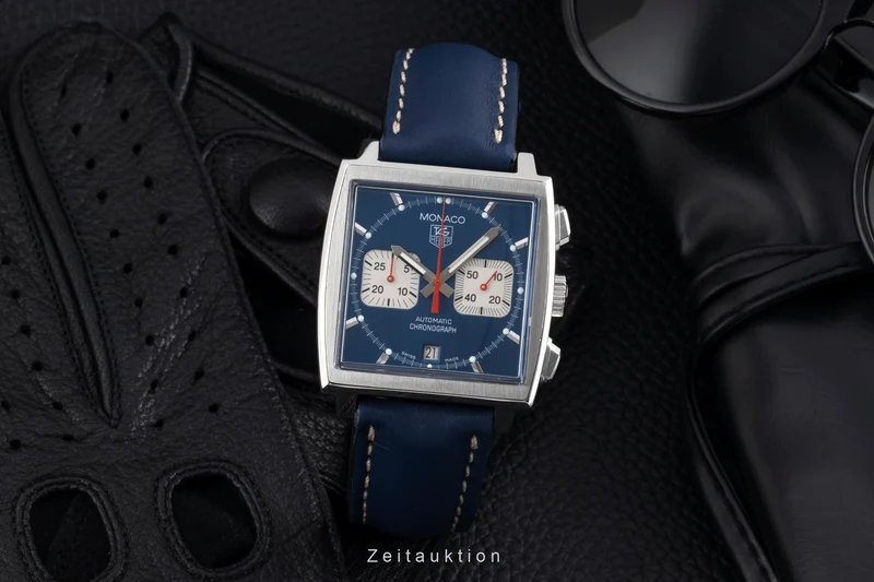 Tag Heuer Monaco chronograph steel automatic men's watch CW2113 LP: 8100EUR [2503318]