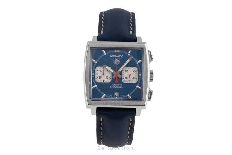 Tag Heuer Monaco chronograph steel automatic men's watch CW2113 LP: 8100EUR [2503318]