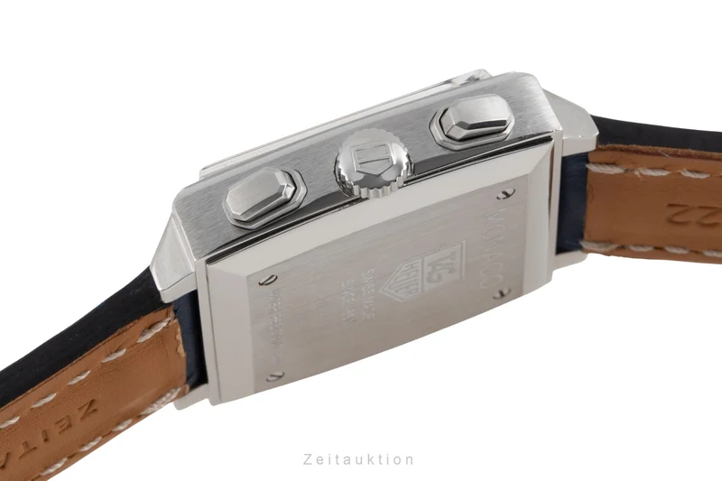 Tag Heuer Monaco chronograph steel automatic men's watch CW2113 LP: 8100EUR [2503318]