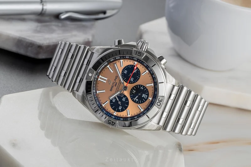 Breitling Chronomat chronograph steel automatic men's watch AB0134101K1A1 LP: 9200EUR [2504026]