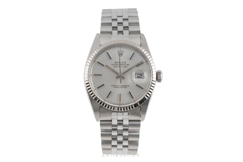 Rolex Datejust steel / white gold automatic men's watch 16014 [2503209]