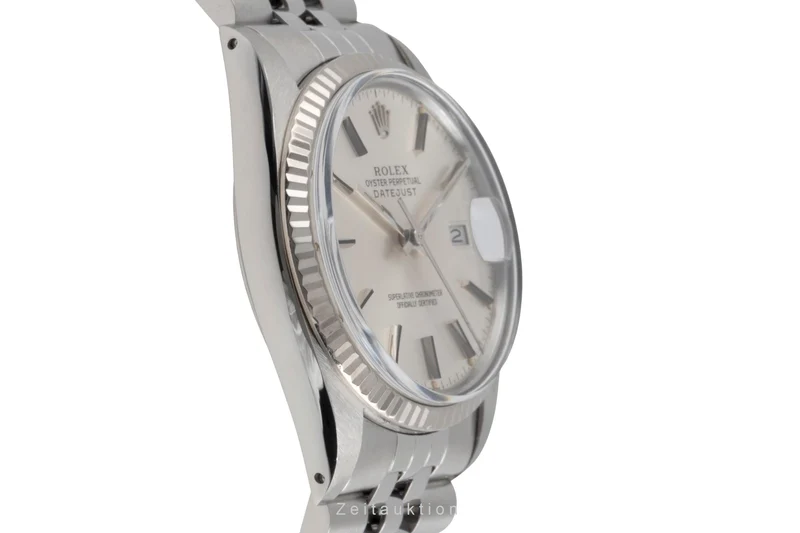 Rolex Datejust steel / white gold automatic men's watch 16014 [2503209]
