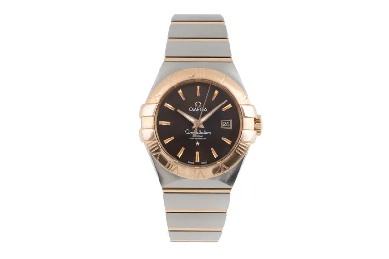 Omega Constellation steel / gold automatic women's watch 123.20.31.20.13.001 [2504025]