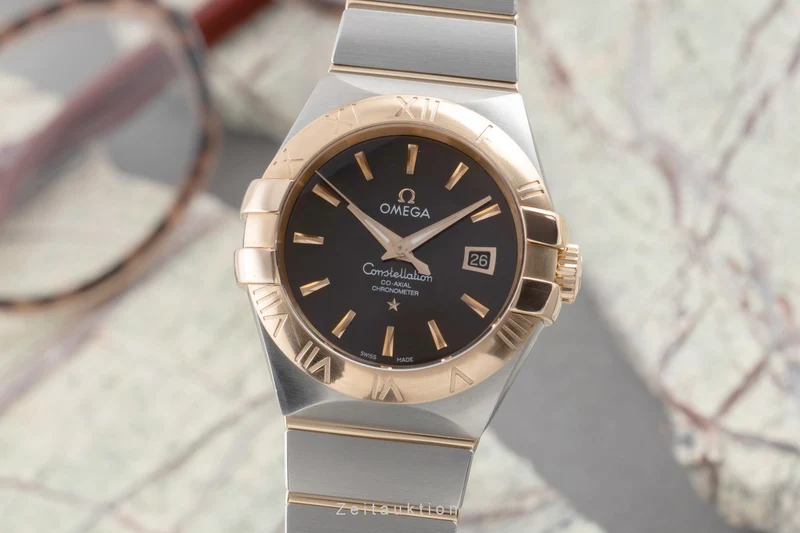Omega Constellation steel / gold automatic women's watch 123.20.31.20.13.001 [2504025]
