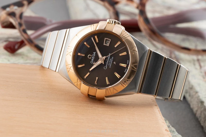 Omega Constellation steel / gold automatic women's watch 123.20.31.20.13.001 [2504025]