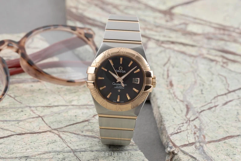 Omega Constellation steel / gold automatic women's watch 123.20.31.20.13.001 [2504025]