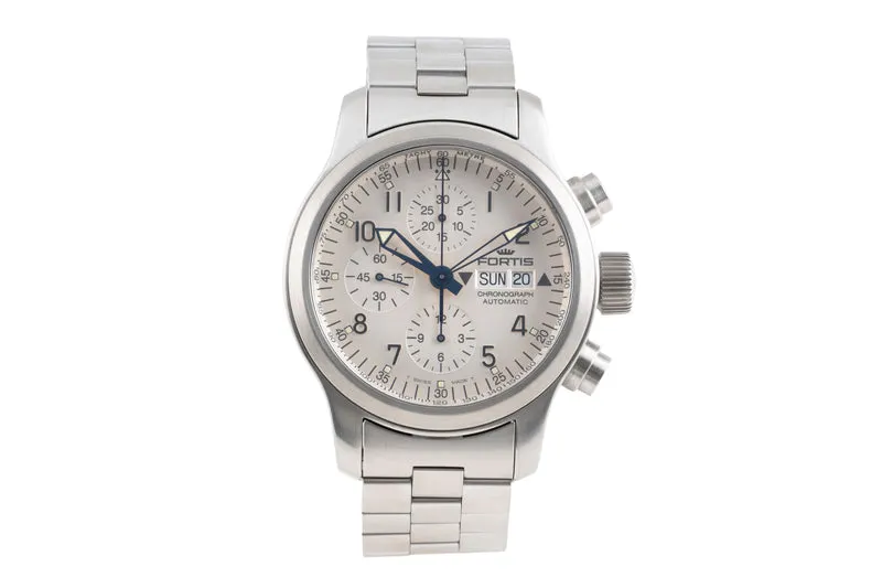 Fortis B-42 chronograph steel automatic men's watch 635.10.12 [2503329]