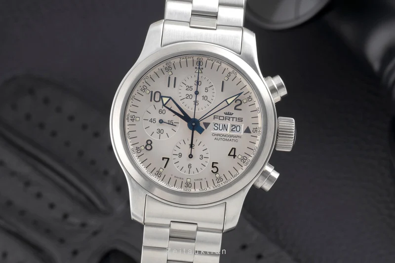 Fortis B-42 chronograph steel automatic men's watch 635.10.12 [2503329]