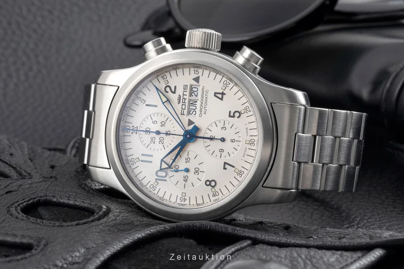 Fortis B-42 chronograph steel automatic men's watch 635.10.12 [2503329]