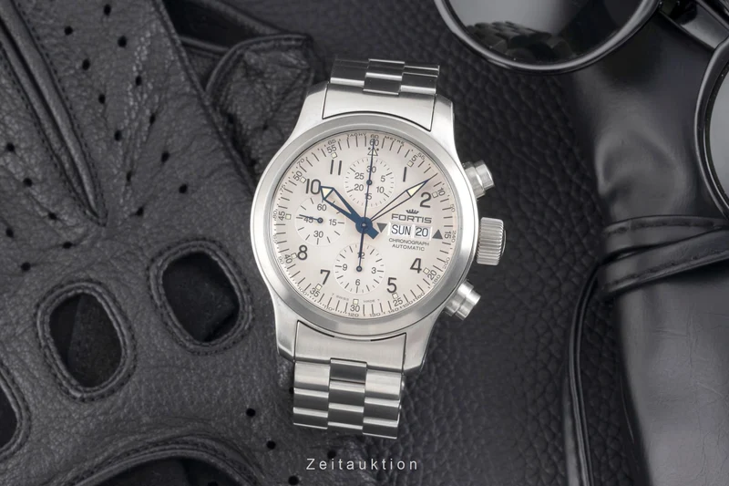 Fortis B-42 chronograph steel automatic men's watch 635.10.12 [2503329]