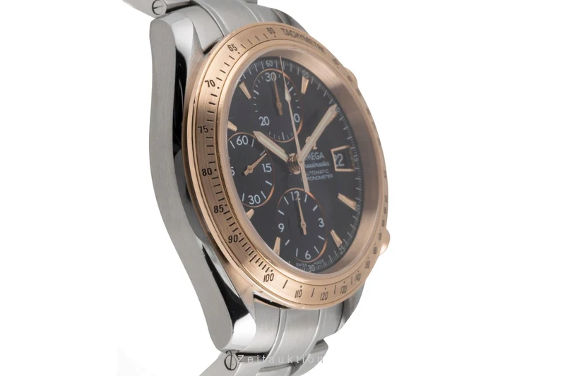 Omega Speedmaster Date chronograph steel / gold automatic men's watch 323.21.40.40.01.001 [2503153]