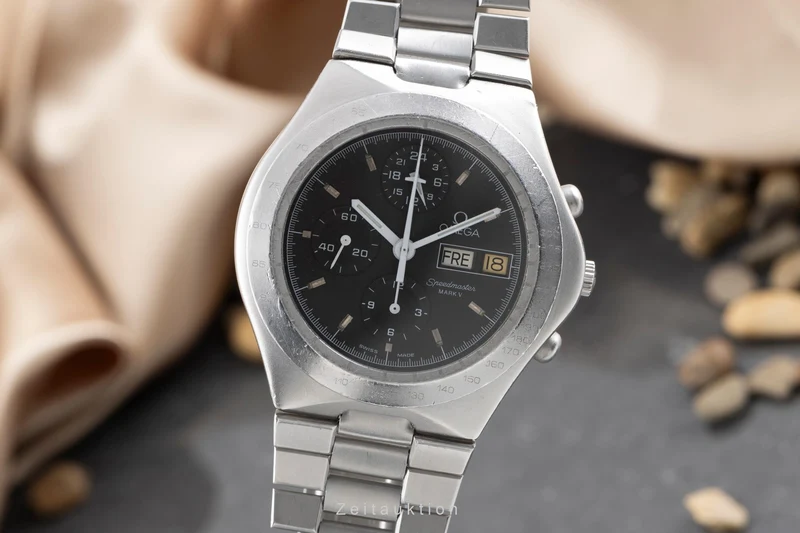 Omega Speedmaster chronograph steel automatic men's watch 376.0806 [2503961]