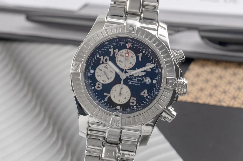 Breitling Super Avenger chronograph steel automatic men's watch A13370 [2503376]