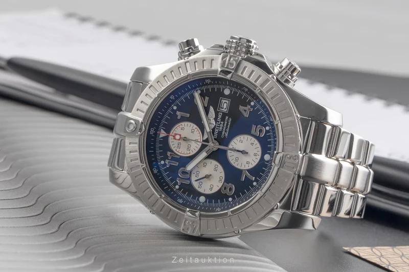 Breitling Super Avenger chronograph steel automatic men's watch A13370 [2503376]