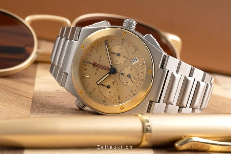 IWC Ingenieur chronograph steel / gold quartz men's watch IW380505 [2502519]