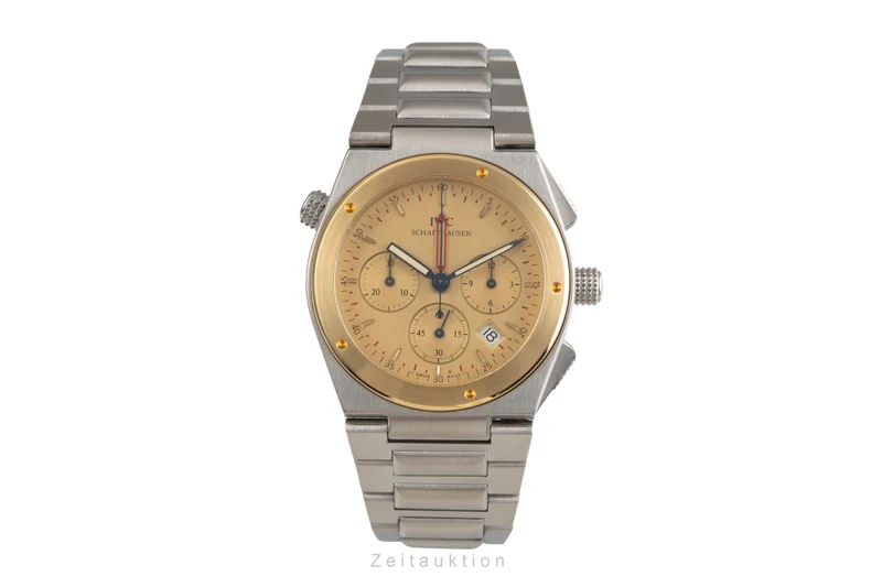 IWC Ingenieur chronograph steel / gold quartz men's watch IW380505 [2502519]