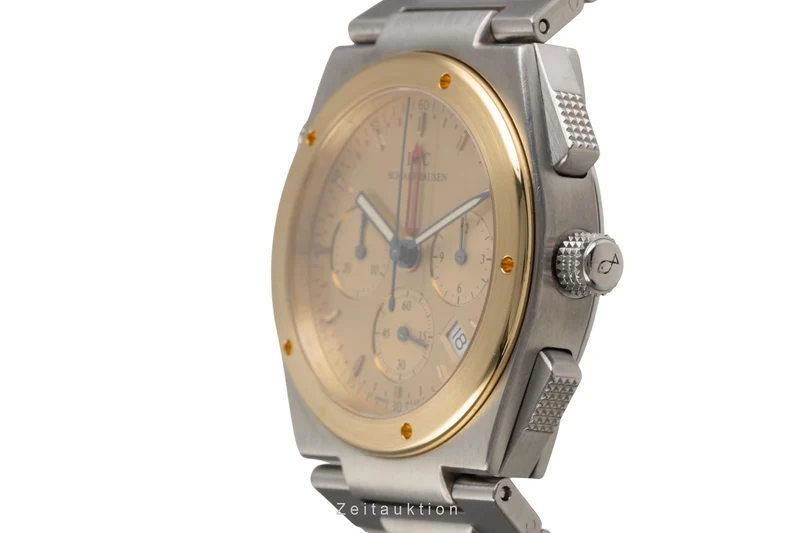 IWC Ingenieur chronograph steel / gold quartz men's watch IW380505 [2502519]