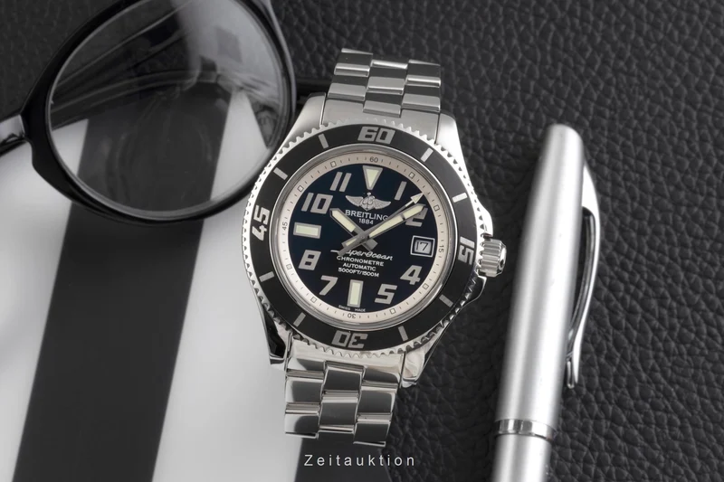 Breitling Superocean steel automatic men's watch A17364 [2503370]