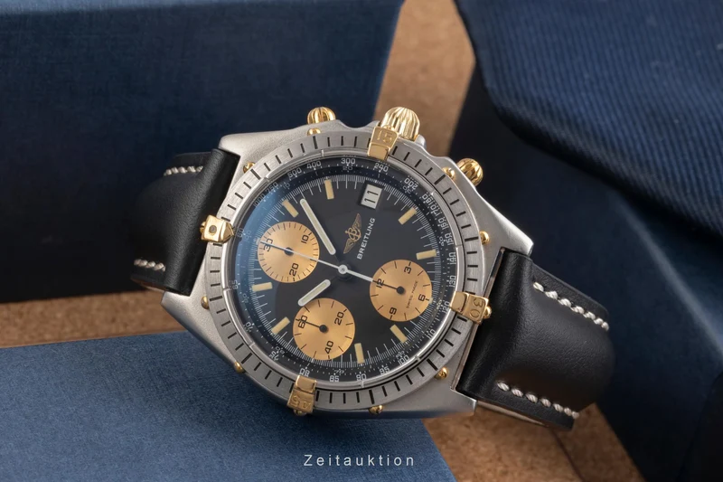 Breitling Chronomat gilt / steel automatic men's watch 81950 [2502749]