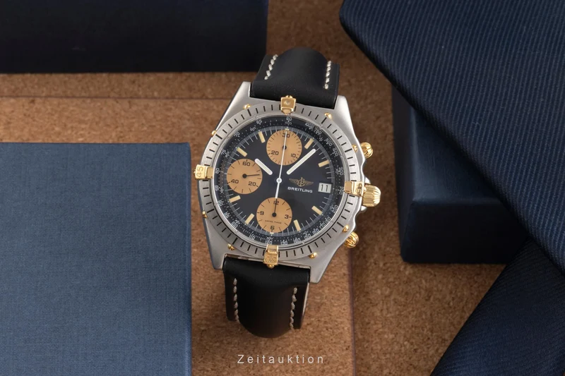 Breitling Chronomat gilt / steel automatic men's watch 81950 [2502749]