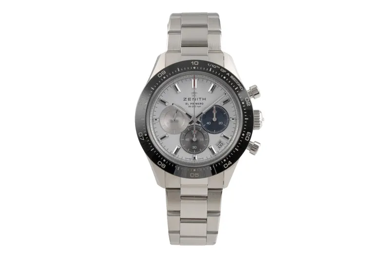 Zenith Chronomaster chronograph steel automatic men's watch 03.3100.3600/69.M3100 LP: 11800EUR [2503872]