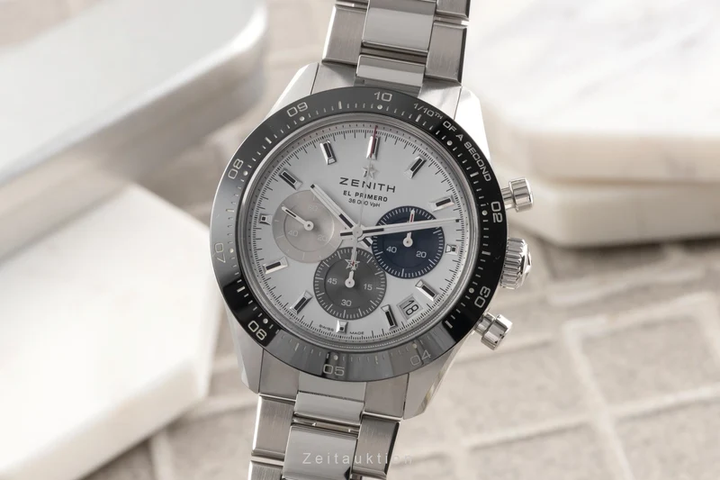 Zenith Chronomaster chronograph steel automatic men's watch 03.3100.3600/69.M3100 LP: 11800EUR [2503872]