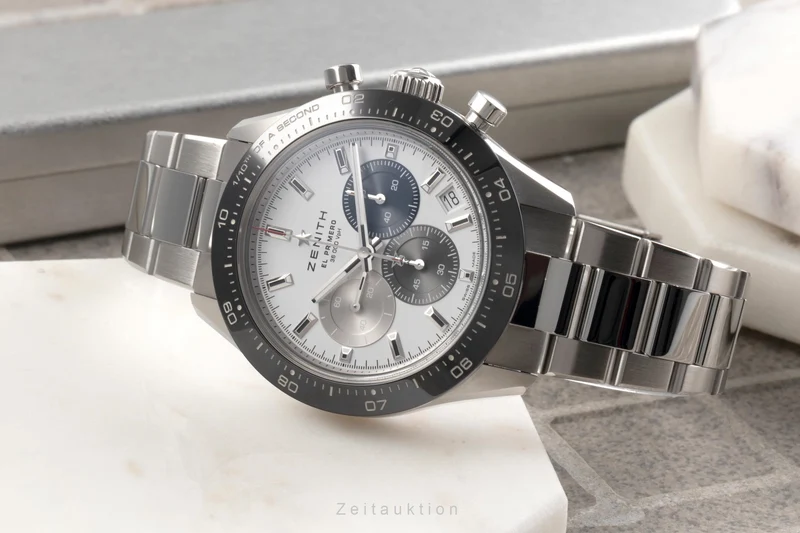 Zenith Chronomaster chronograph steel automatic men's watch 03.3100.3600/69.M3100 LP: 11800EUR [2503872]