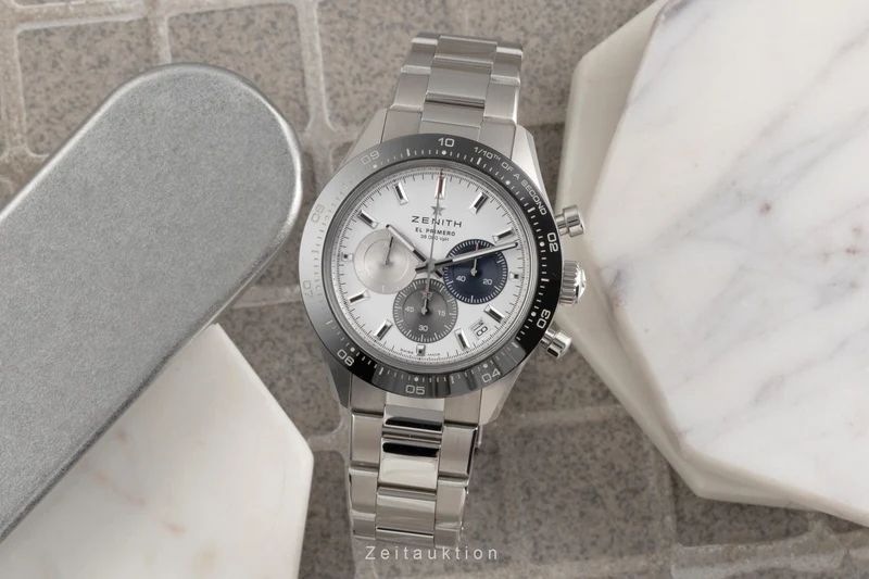 Zenith Chronomaster chronograph steel automatic men's watch 03.3100.3600/69.M3100 LP: 11800EUR [2503872]