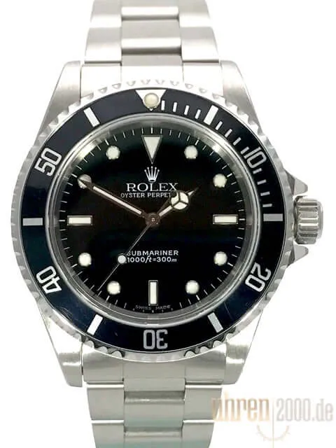 Rolex Submariner 40 Edelstahl ohne Datum 14060 2 Liner - Flat Four - A-Serie