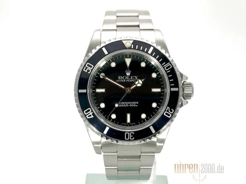 Rolex Submariner 40 Edelstahl ohne Datum 14060 2 Liner - Flat Four - A-Serie