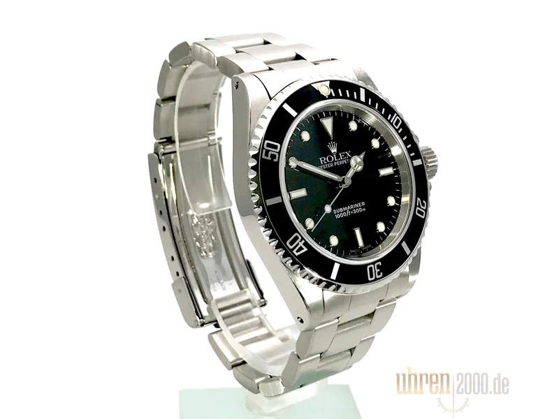 Rolex Submariner 40 Edelstahl ohne Datum 14060 2 Liner - Flat Four - A-Serie