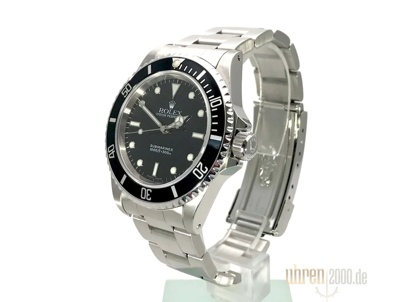Rolex Submariner 40 Edelstahl ohne Datum 14060 2 Liner - Flat Four - A-Serie