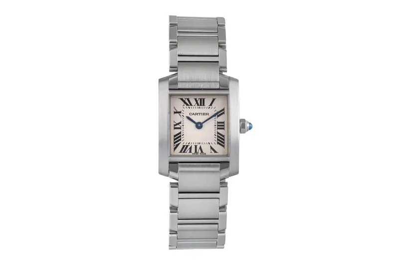 Cartier Tank Francaise steel quartz women's watch W51008Q3 [2504083]