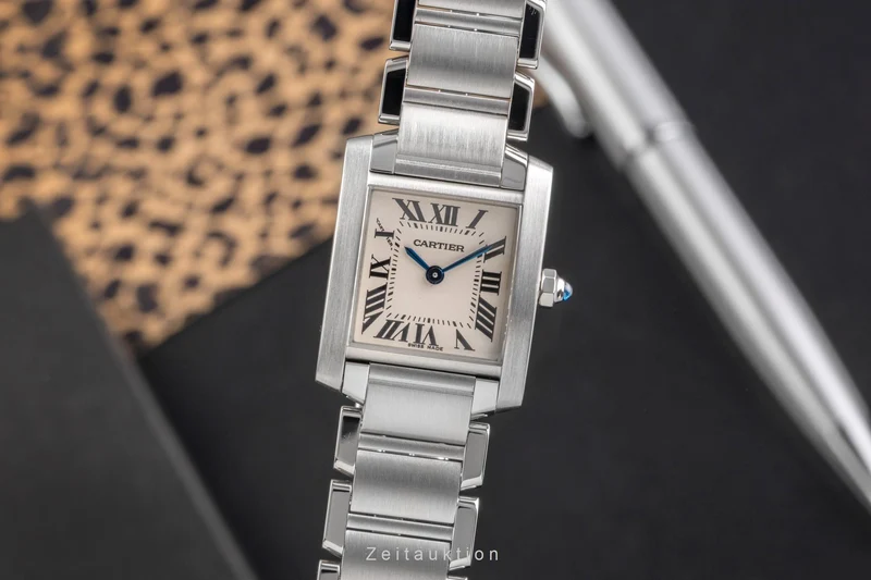 Cartier Tank Francaise steel quartz women's watch W51008Q3 [2504083]