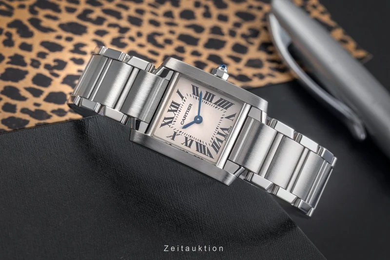 Cartier Tank Francaise steel quartz women's watch W51008Q3 [2504083]