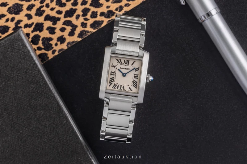 Cartier Tank Francaise steel quartz women's watch W51008Q3 [2504083]