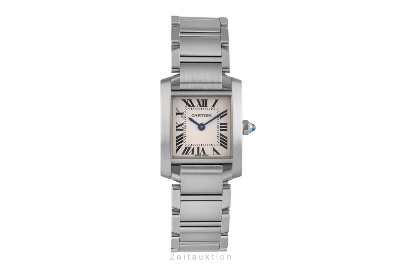 Cartier Tank Francaise steel quartz women's watch W51008Q3 [2504083]