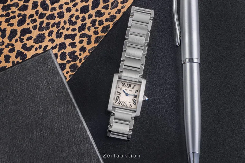 Cartier Tank Francaise steel quartz women's watch W51008Q3 [2504083]