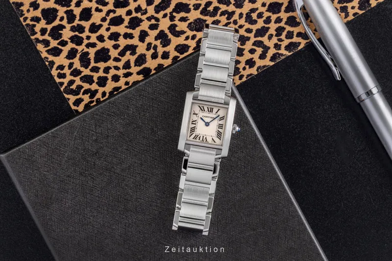 Cartier Tank Francaise steel quartz women's watch W51008Q3 [2504083]