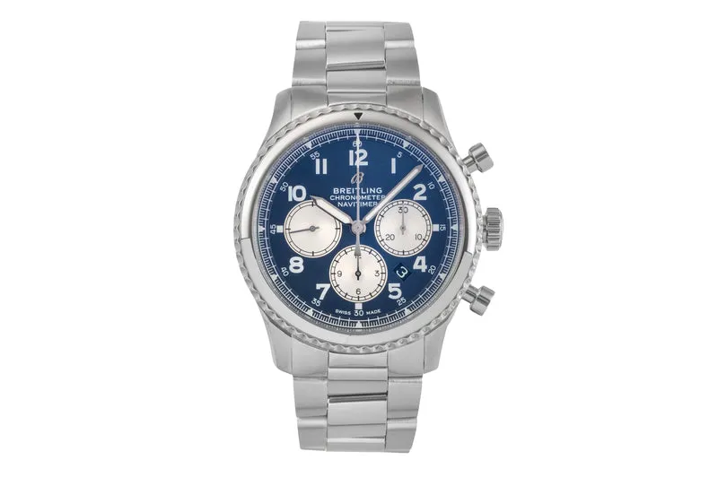 Breitling Navitimer chronograph steel automatic men's watch AB0117131C1A1 [2503494]