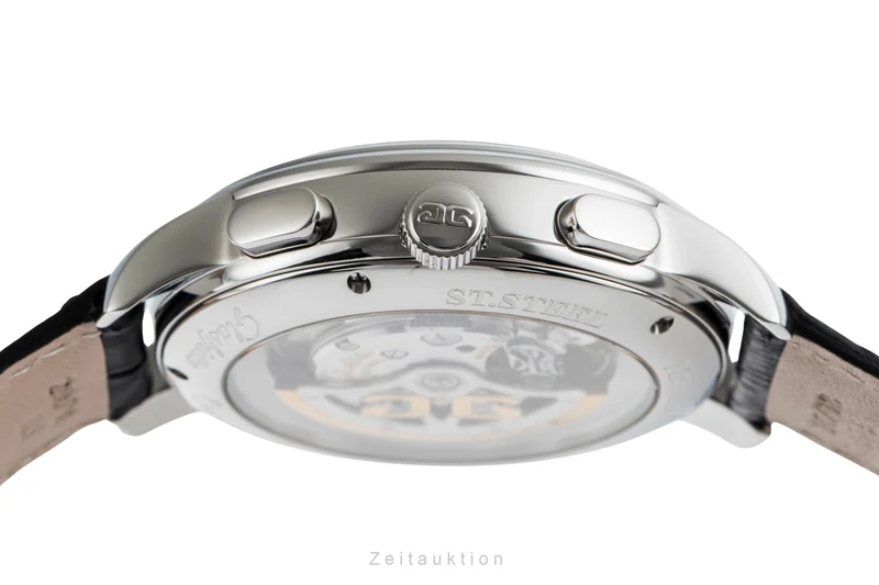 Glashütte Senator chronograph steel automatic men's watch 1-39-34-20-42-04 [2503925]