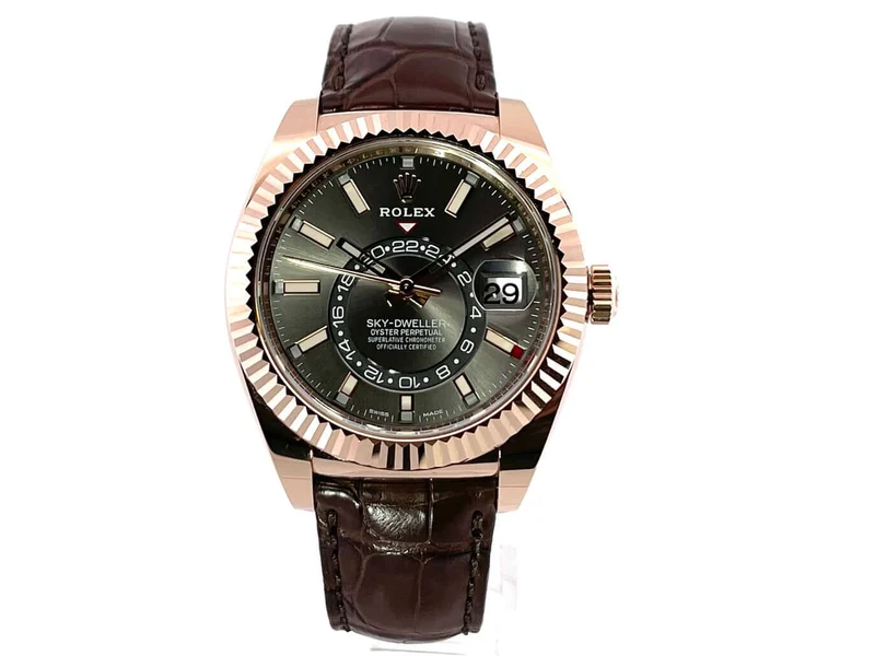 Rolex Sky-Dweller 326135 Everose-Gold Rhodium