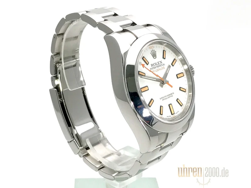 Rolex Milgauss 116400 weißes Zifferblatt aus 2012 LC100